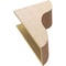 Ekena Millwork 9"W x 18"D x 27"H Classic Carmel Rough Cedar Woodgrain TimberThane Corbel, Primed Tan CORUR09X18X27CARRCPR - alternate 6